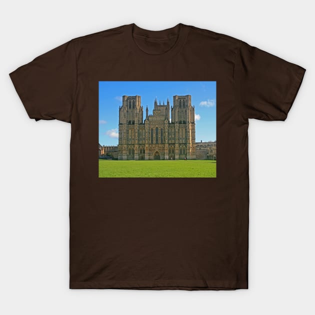 Wells Cathedral, February 2024 T-Shirt by RedHillDigital